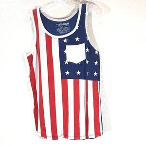American Flag Tank Top Fifth Sun 3/$18